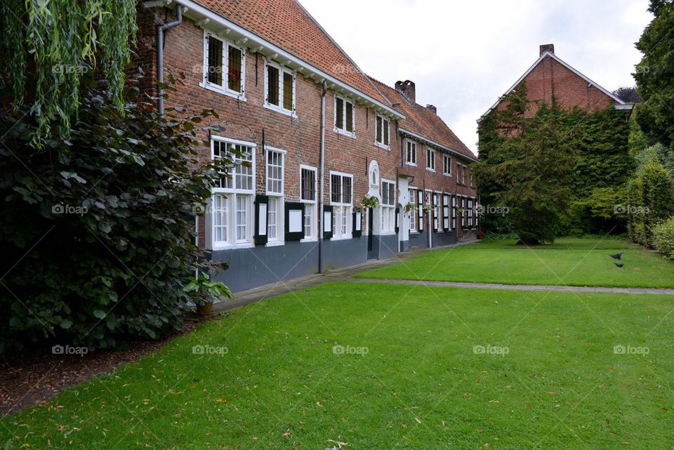 At the beguinage of Turnhout, Belgium.