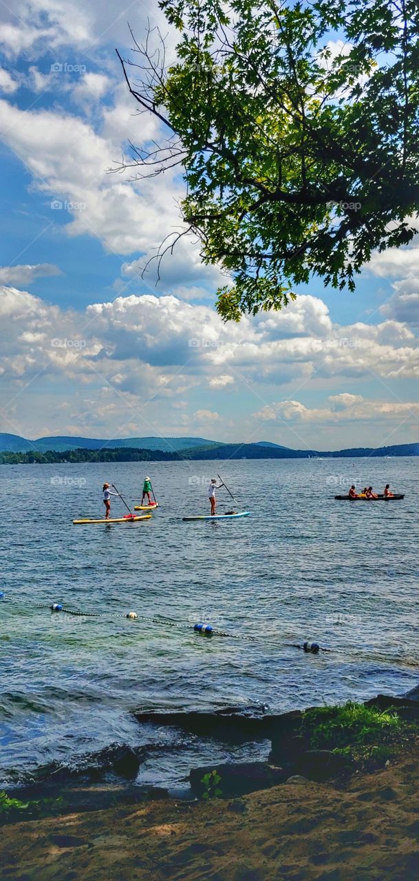 Paddle boat and canoeing on the lake!