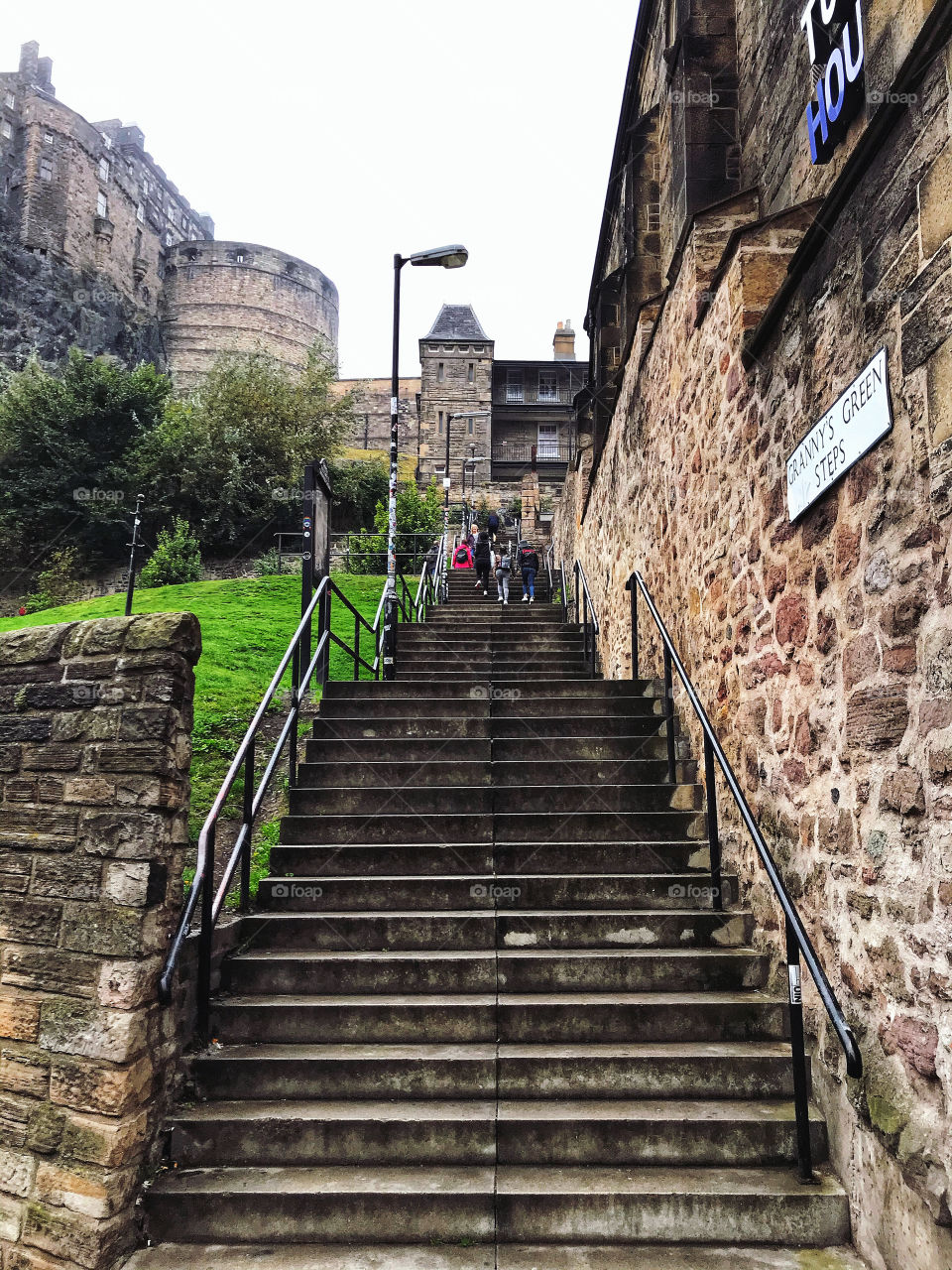 The Old Town in Edinburgh is all stairs!!