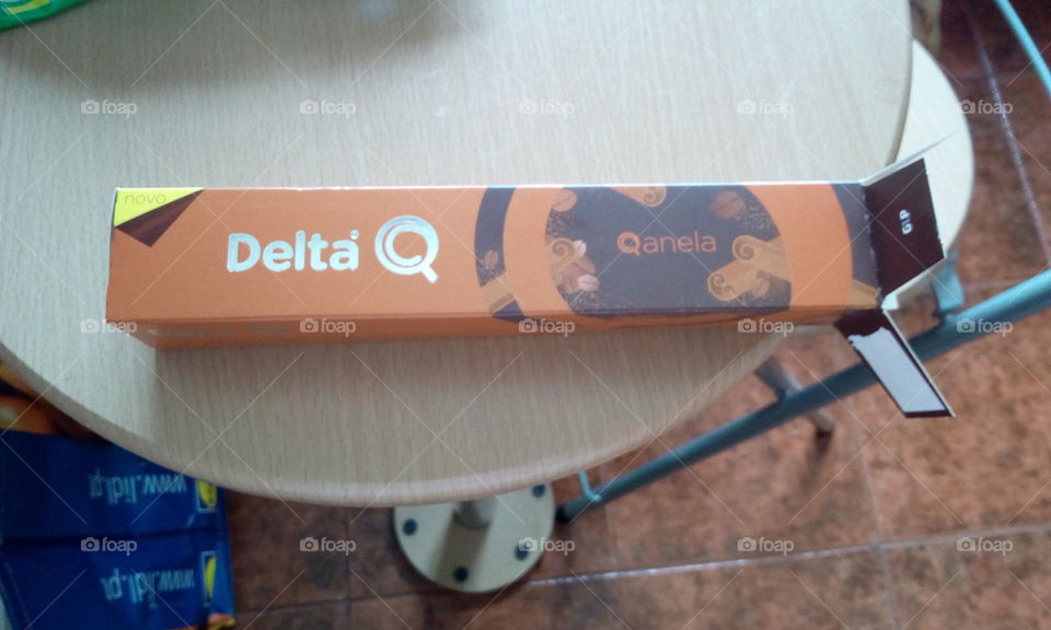 Delta Q coffee flavored cinnamon