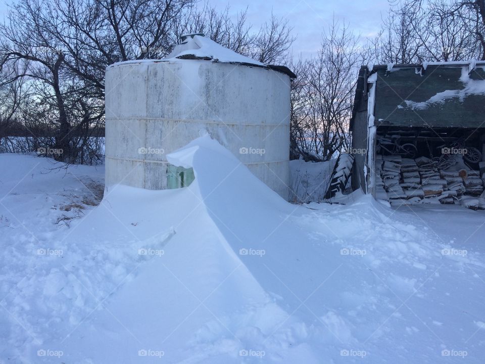 Snow fort