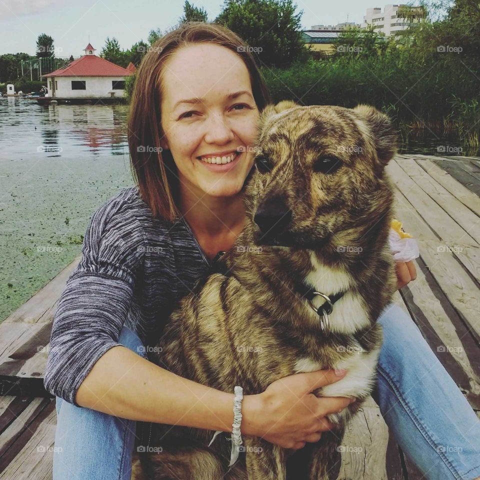 Spring walk with your dog!