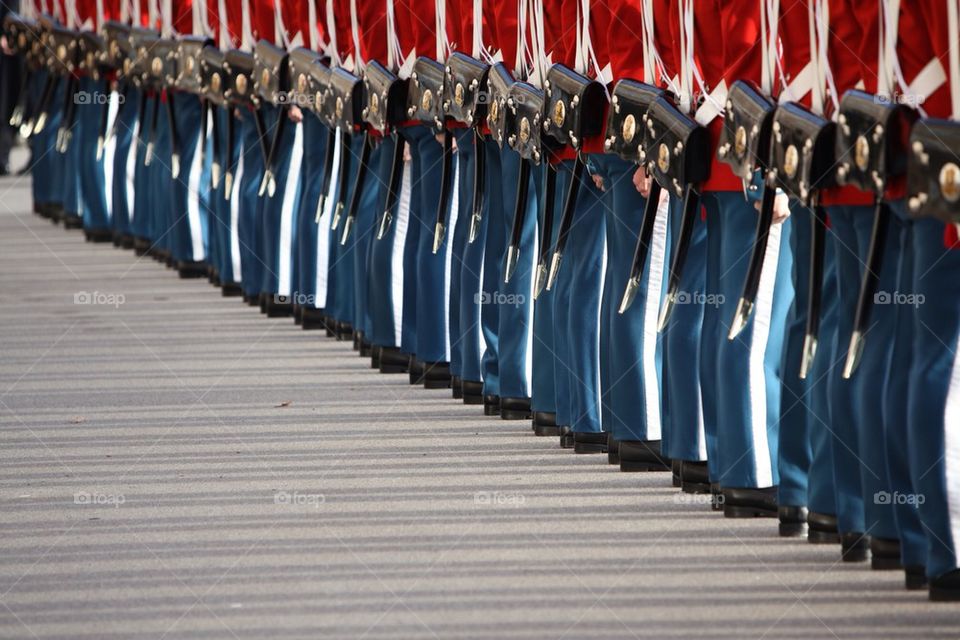 guards denmark amalienborg parade by gonzo