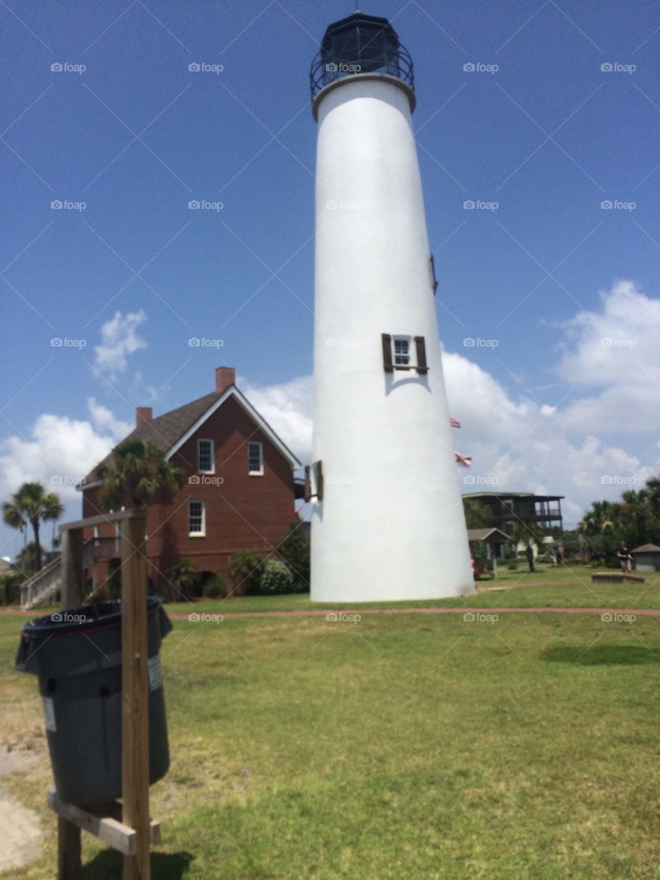 Saint George island lighthouse. Florida. 