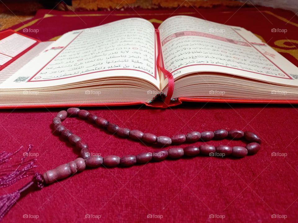 During Ramadan Muslims recite the Quran and do good deeds.