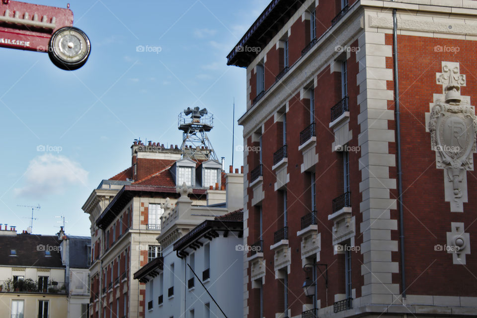 buildings in the city paris