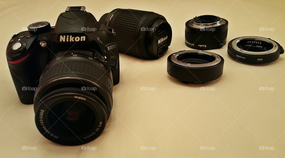 Dslr camera and equipment