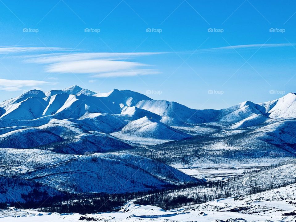 Зимние горы 🏔️