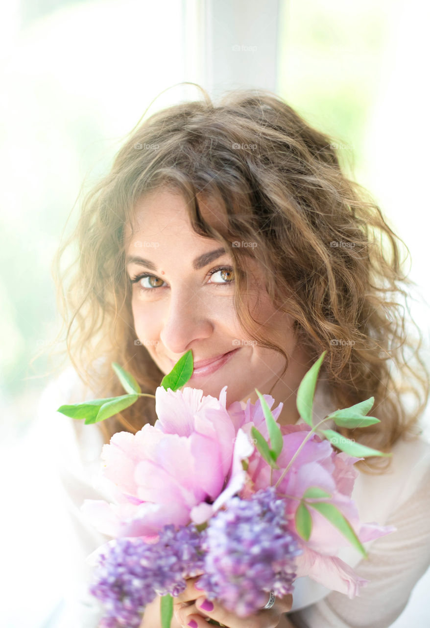 Woman, Flower, Beautiful, Nature, Pretty