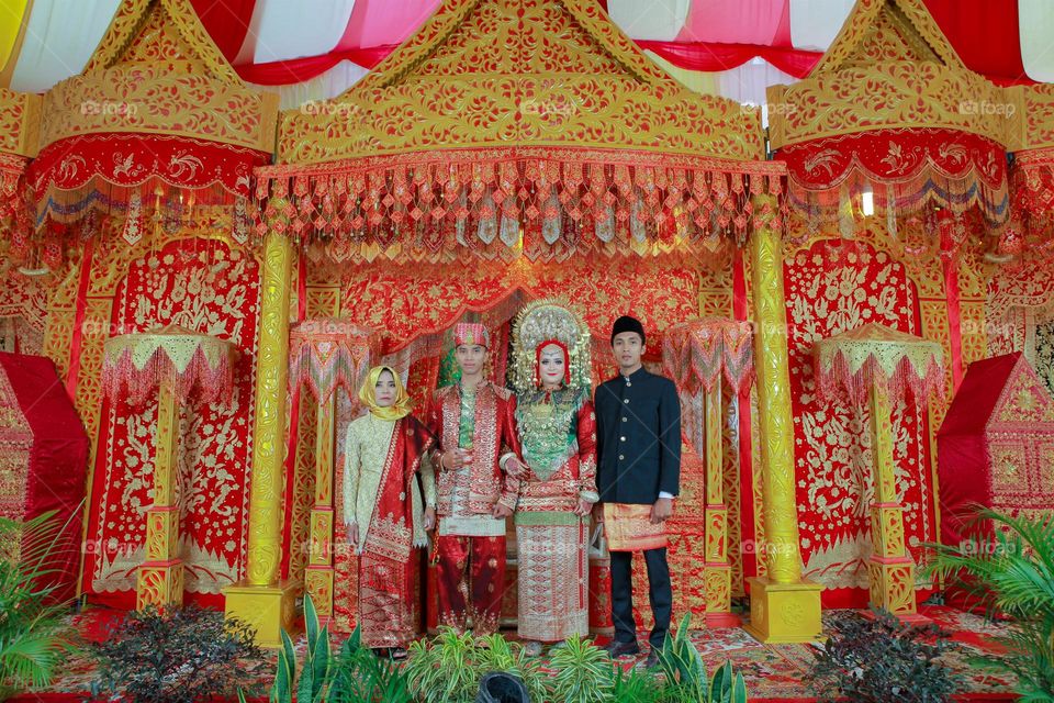 Wedding Dress From Bukittinggi, West Sumatra, Indonesia