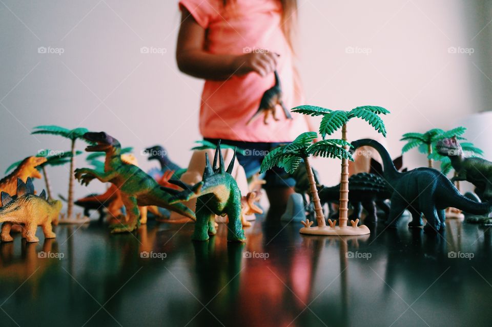 Playin' With Her Dino's 