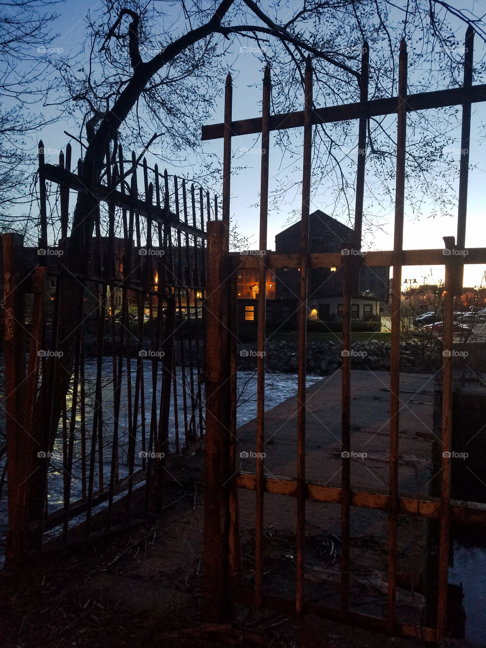 weathered gates