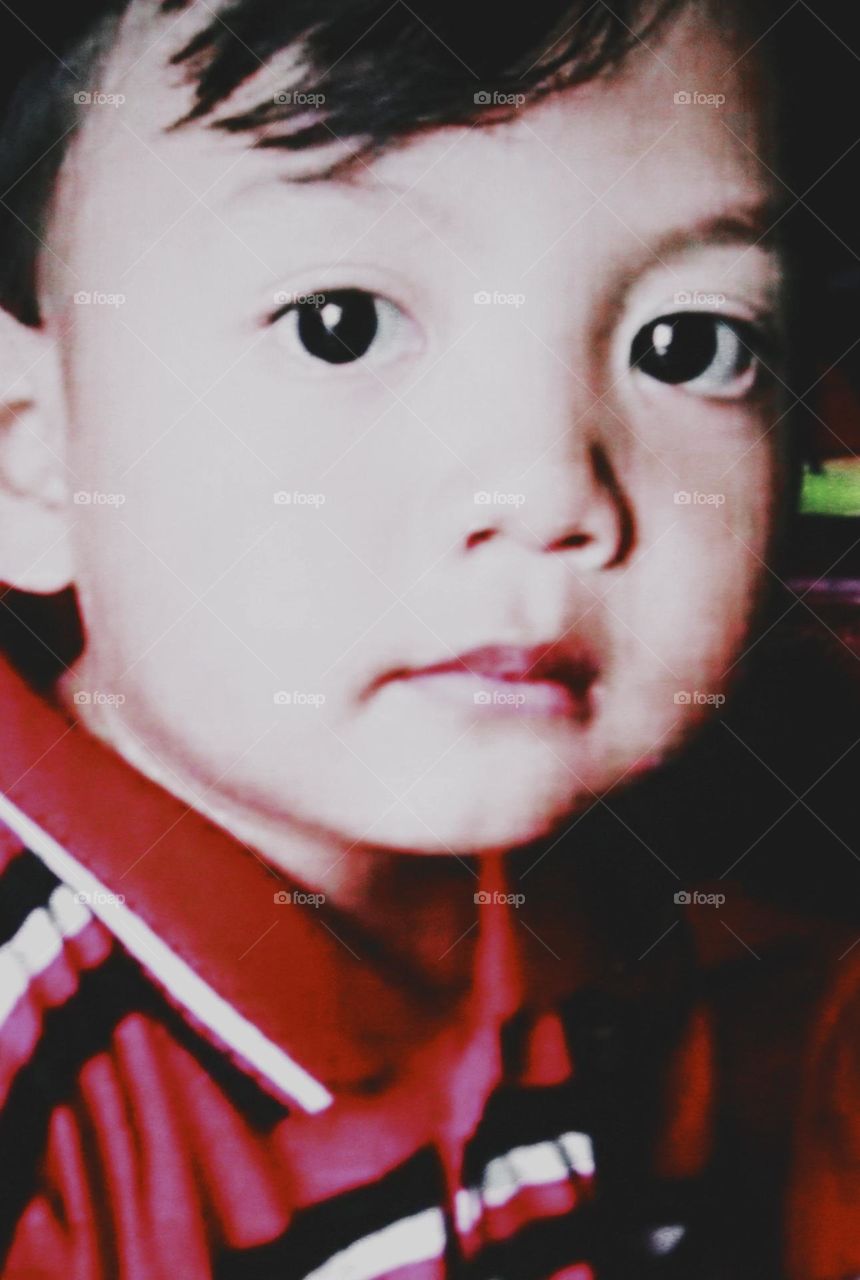 My first grandsonis 3 years old, he's so cute and lively In my opinion, as his grandfather, I'm very happy and proud because my grandson always cheers me up all the time