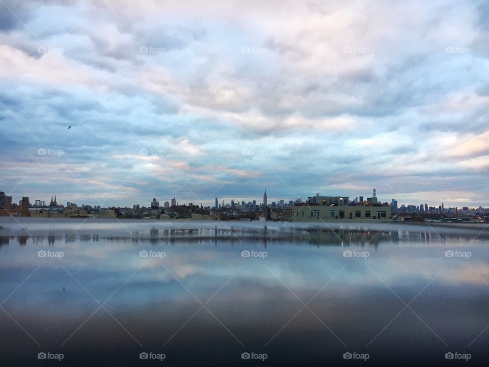 Tiny puddle will give you a big reflection!