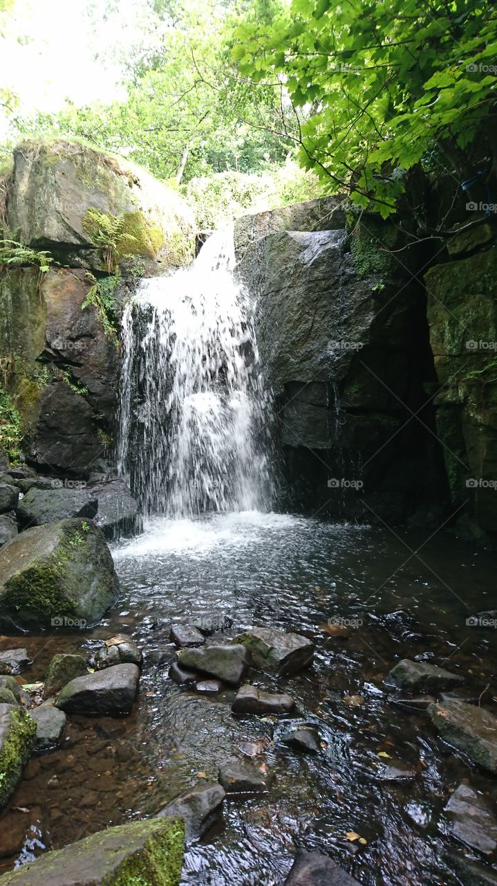 Waterfall in snowdonia