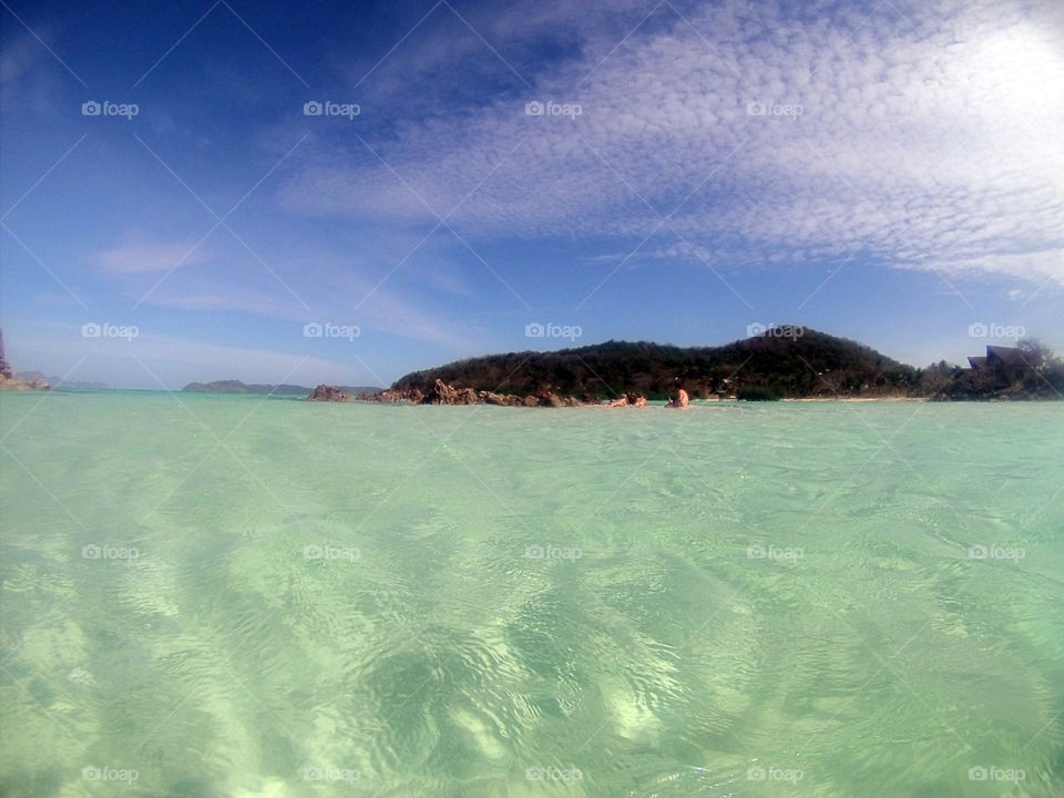 Coron sandbar