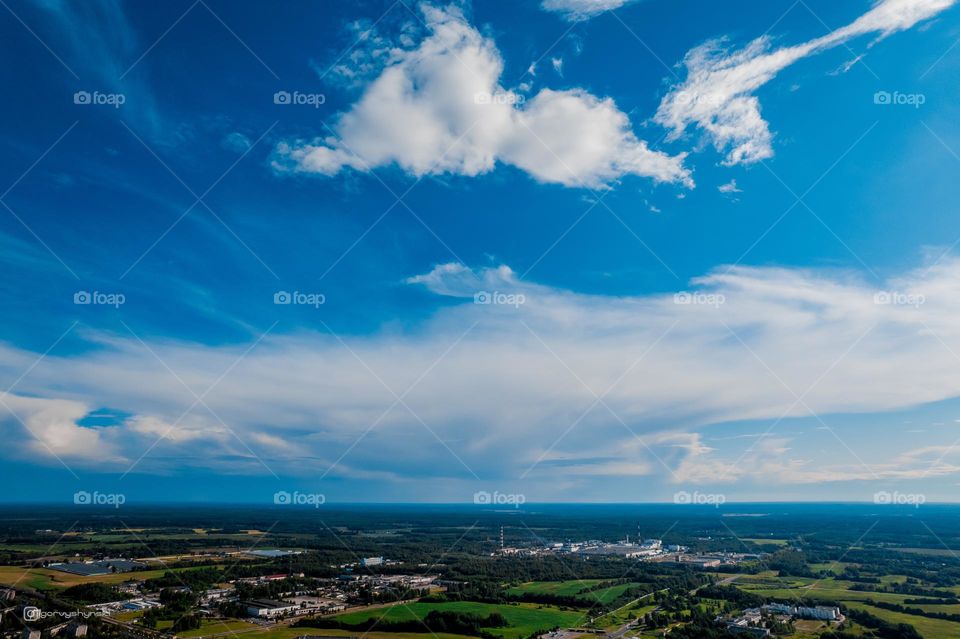 город с высоты