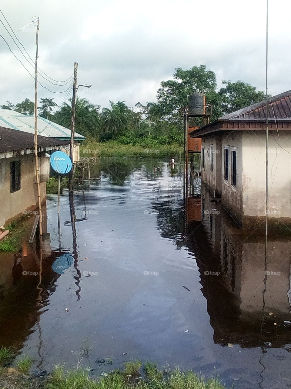 first five days of the 2019 flood, Akinima Nigeria
