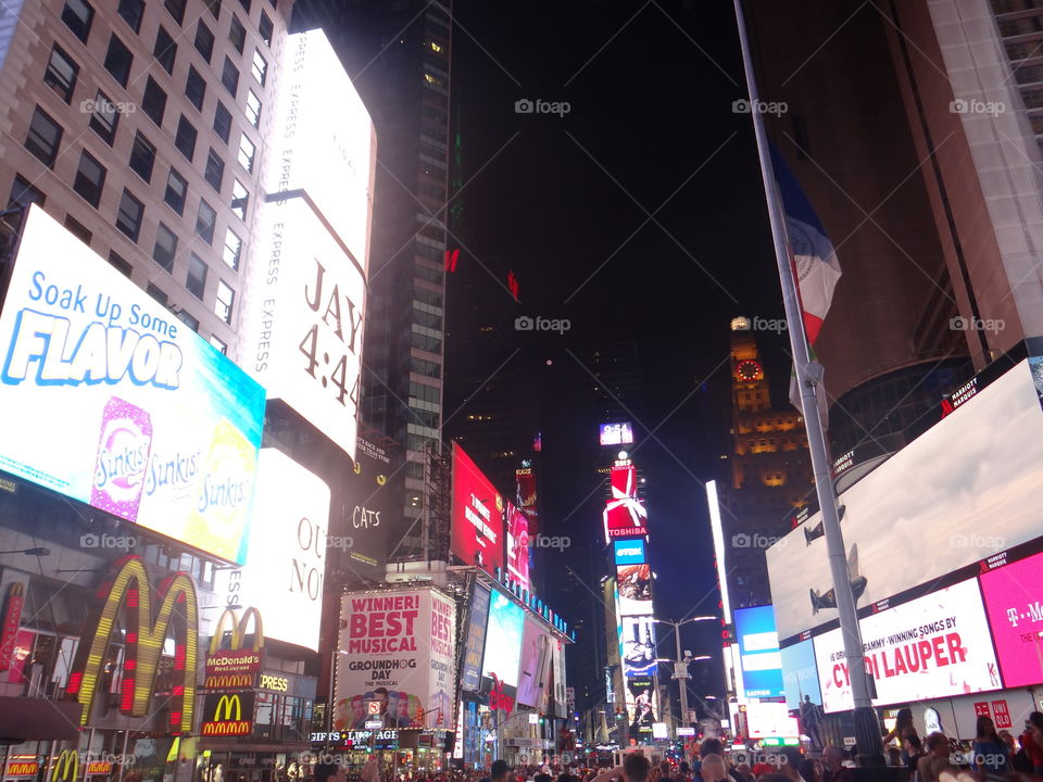 Times Square in the night