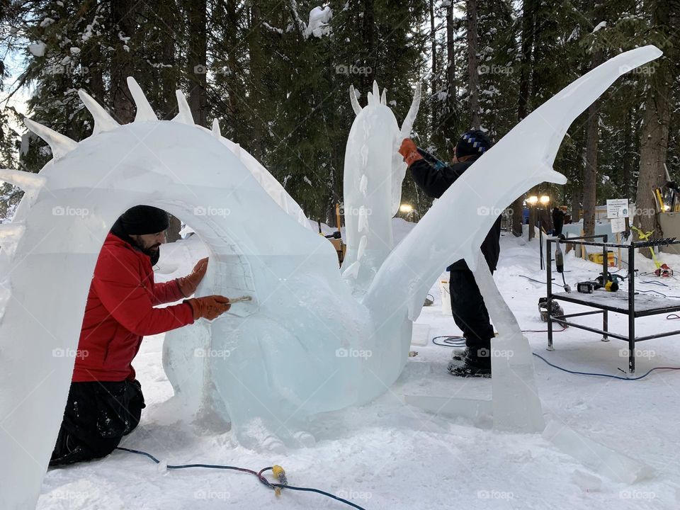 Ice Carving