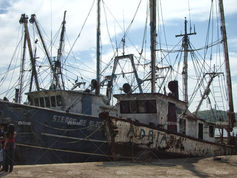 Mexican fishing boat