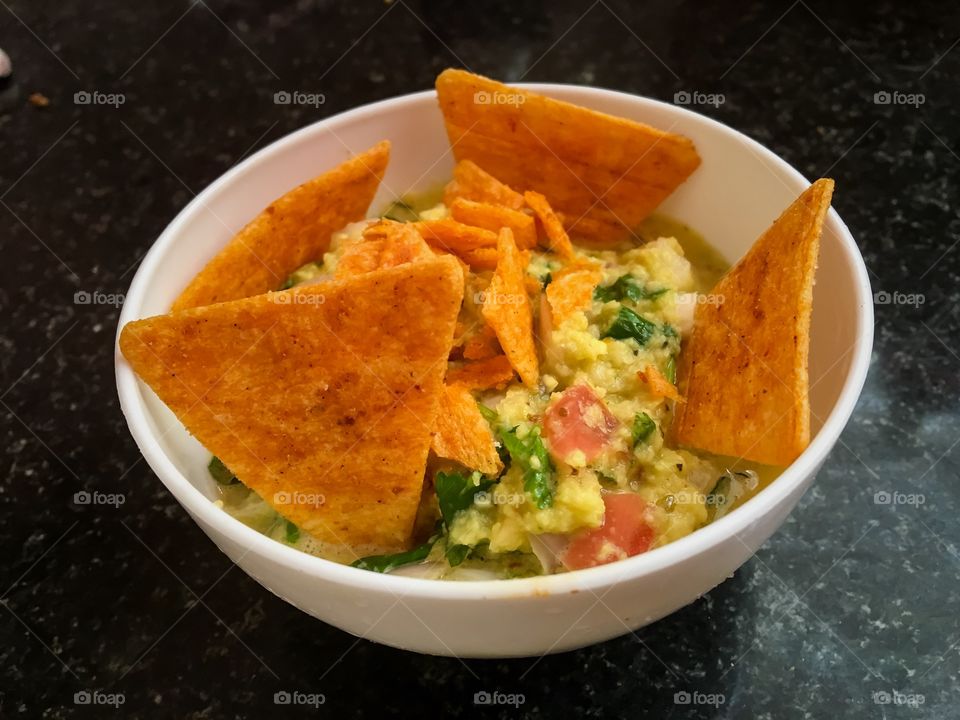 Guacamole a Mexican food made for this fall