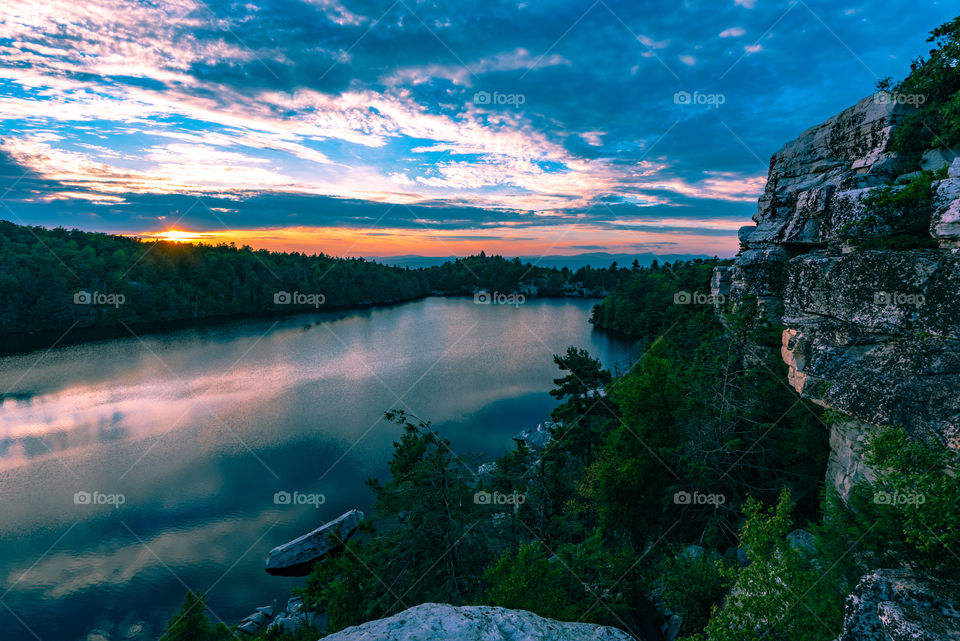 Sunset on a Secret Lake