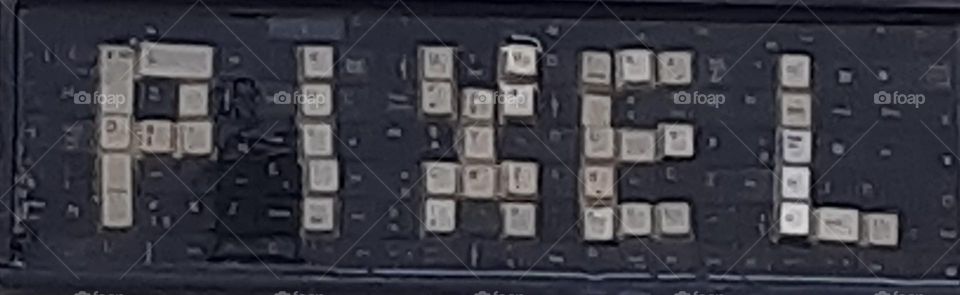 Pixel in Keyboard Keys