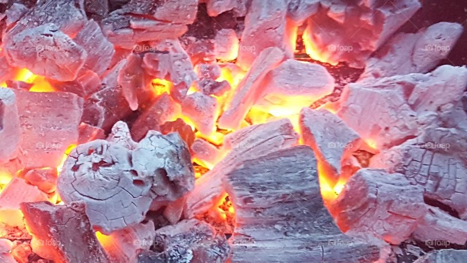 Charcoal Smoldering