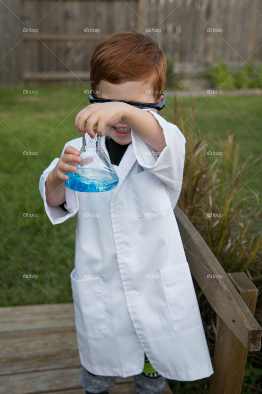 Halloween scientist 