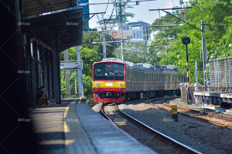 Jakarta city electric train