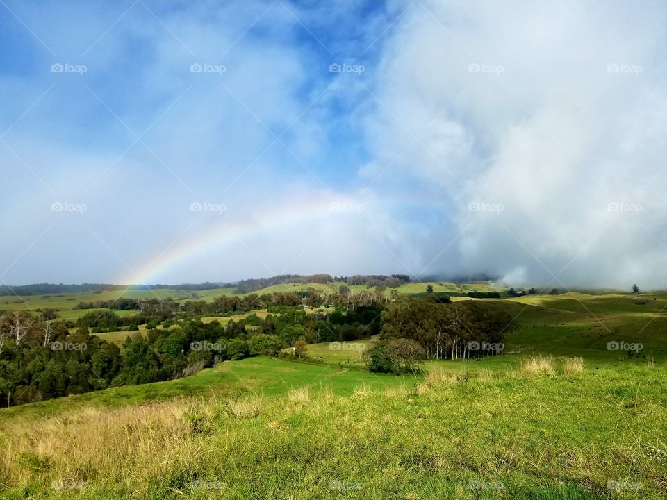 Rainbow on a happy Maui afternoon.
