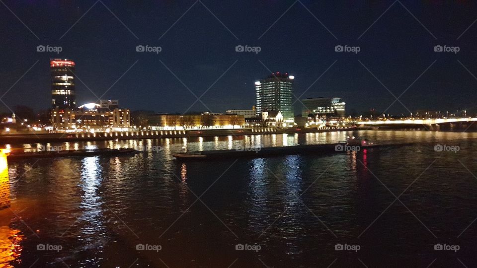 Rhein bei Nacht 3