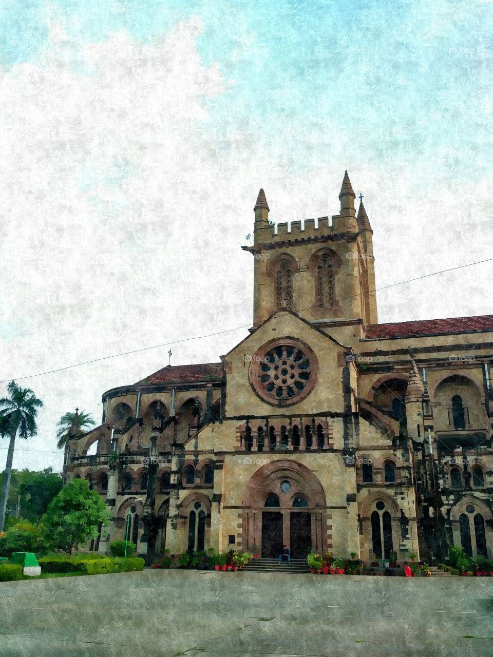 saint cathedral church,
allahabad, civil line, allahabad in India edited by me from Pixlr apk..