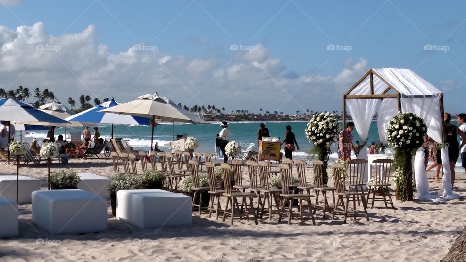 Beach wedding