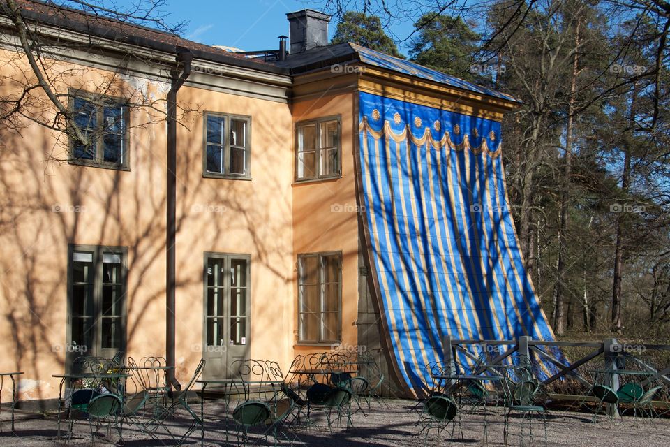 Koppartältet i Hagaparken . Hagaparken Stockholm 