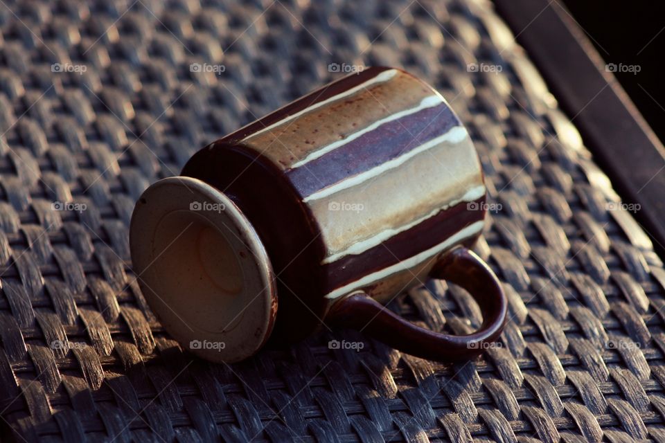Stoneware coffee mug