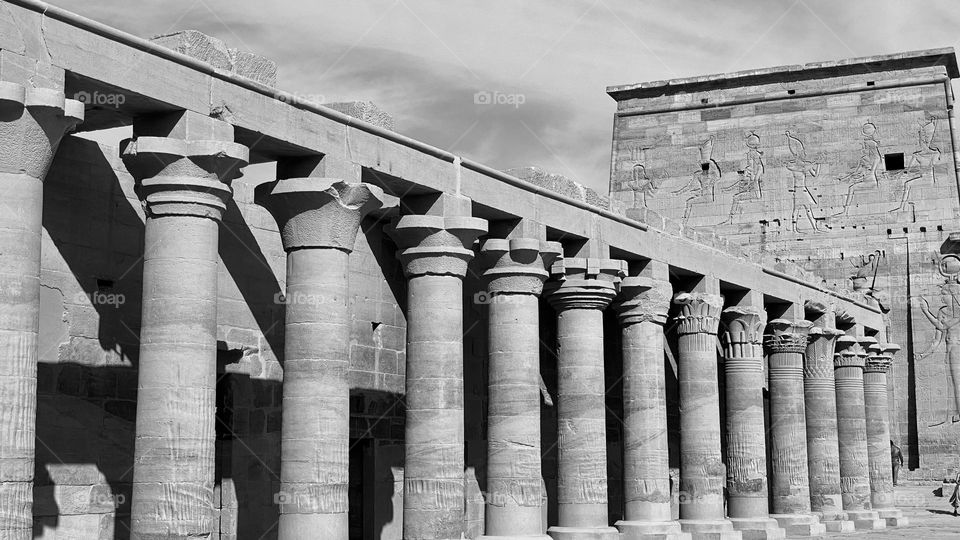 Ancient temples in Egypt