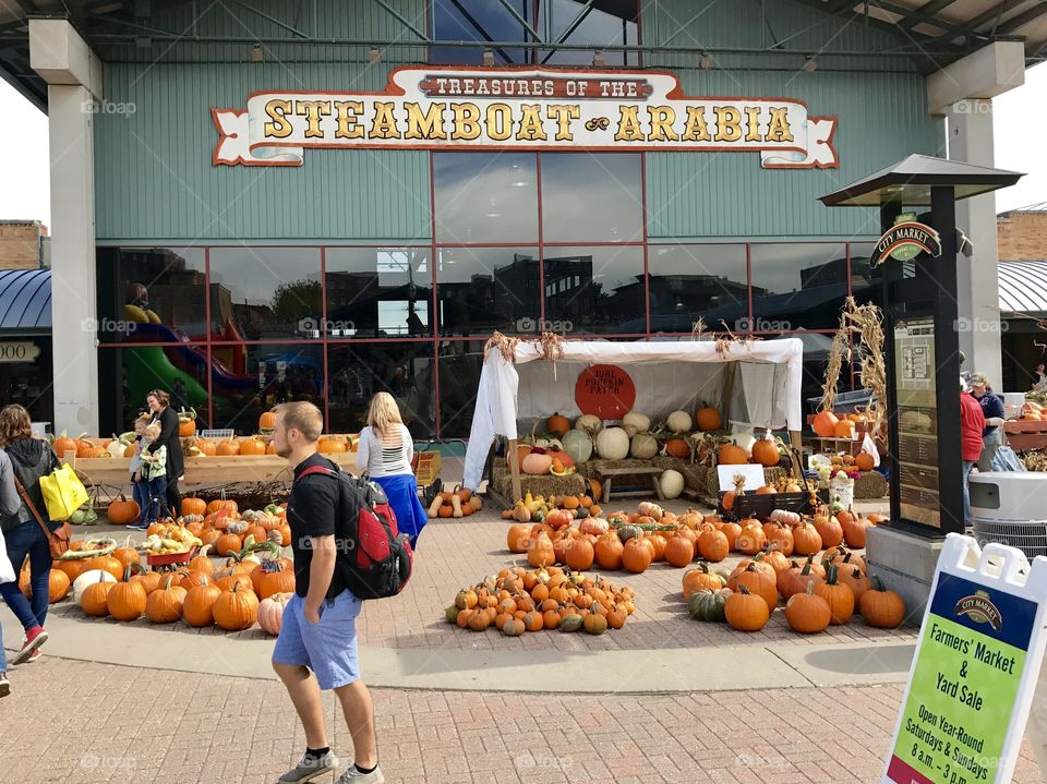 Autumn is Here!, autumn, fall, colors, pumpkins, squash, festival, walking, shopping, Steam Boat Arabia, museum, Kansas City