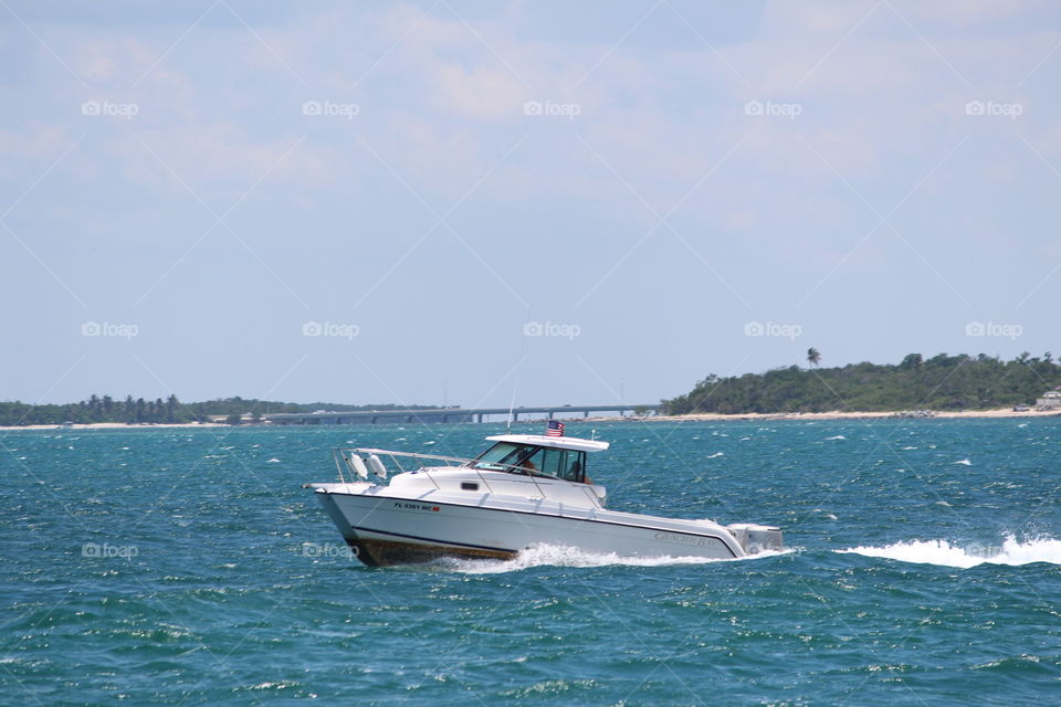 Boat on the ocean