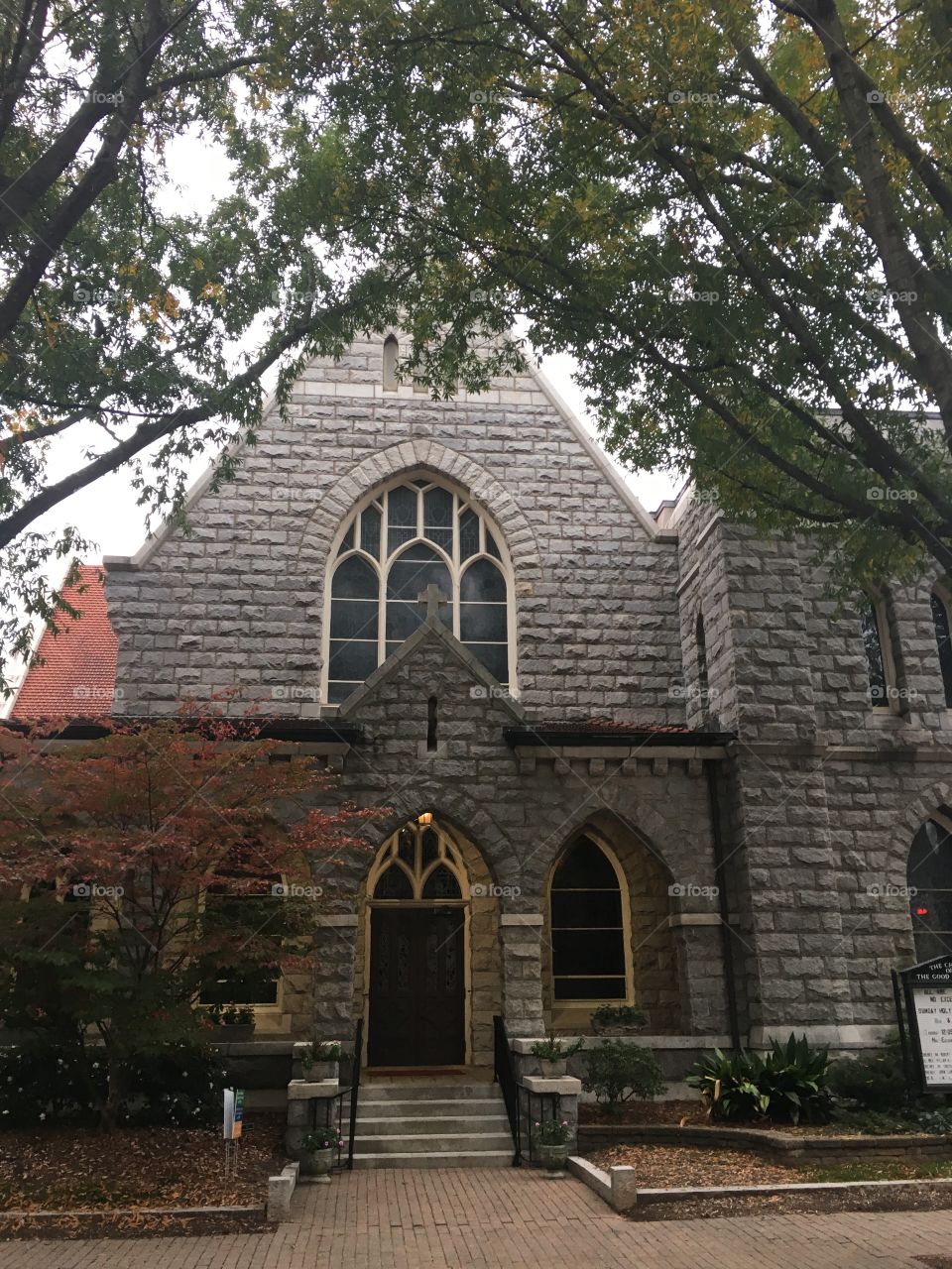 Old church in downtown Raleigh North Carolina 