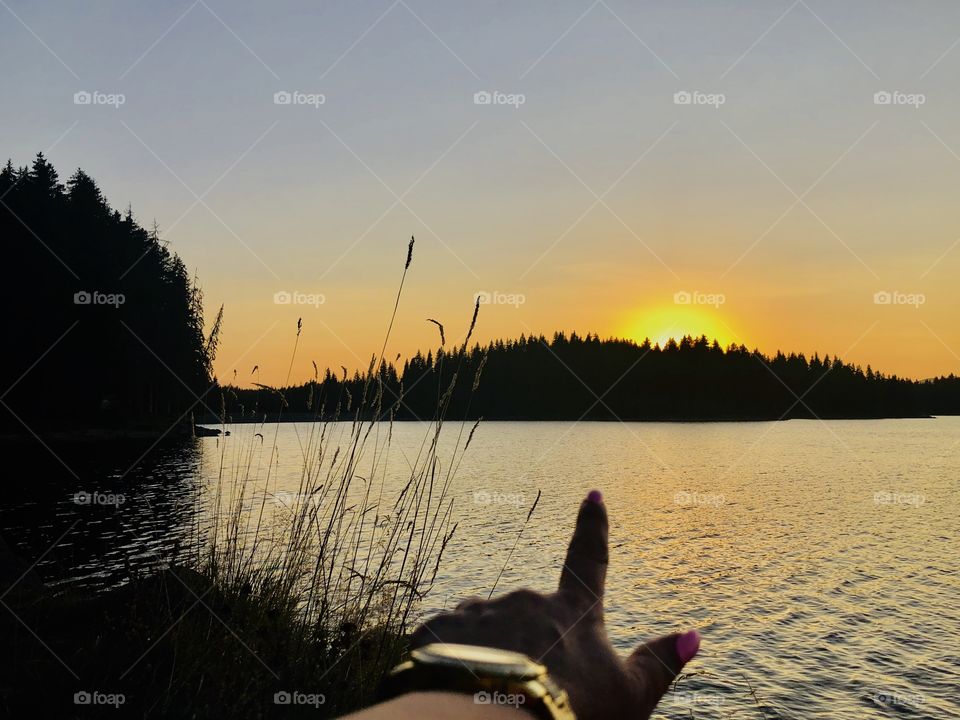 And the evenings here are quiet