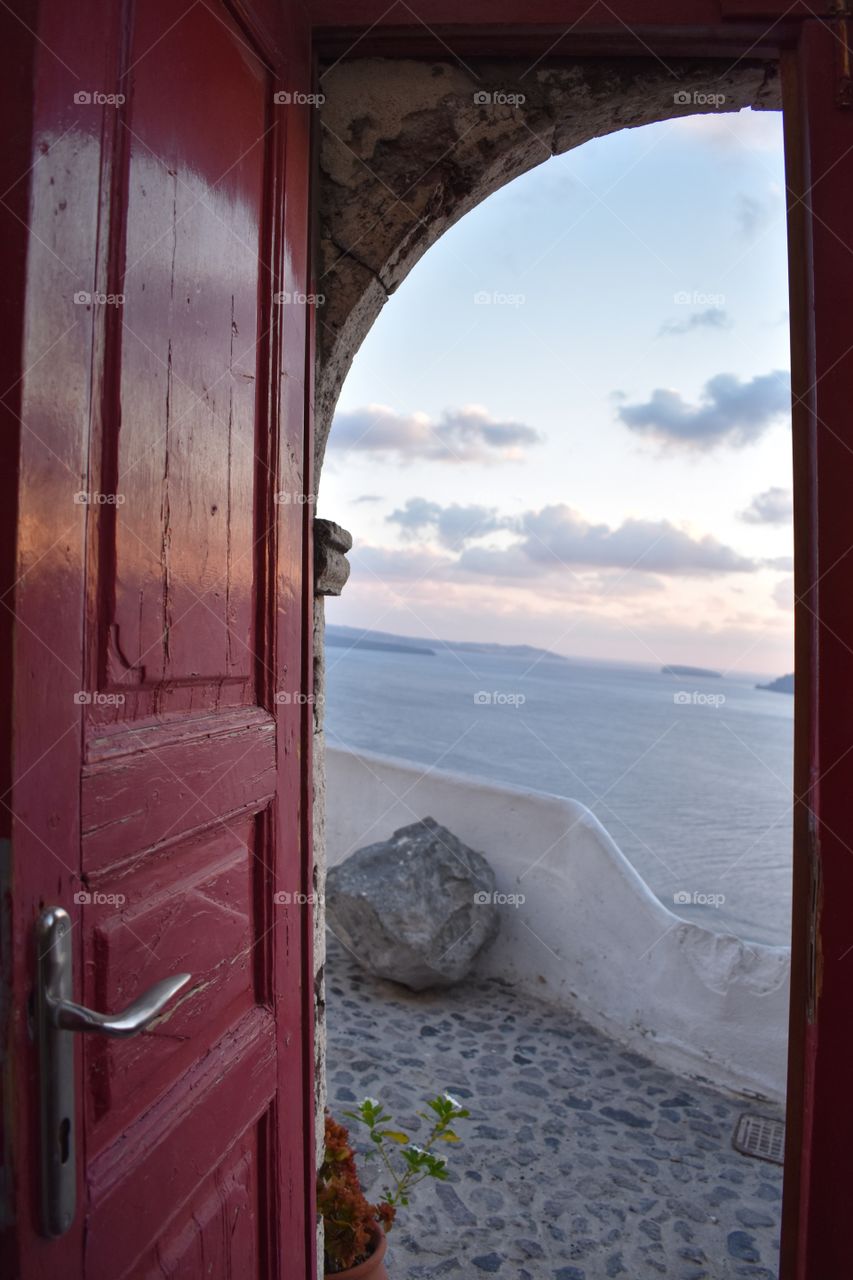 Through the red door