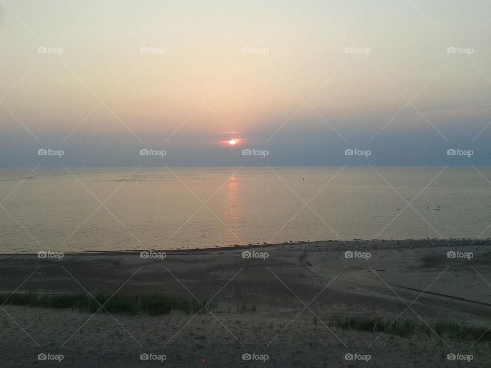Lake Michigan sunset