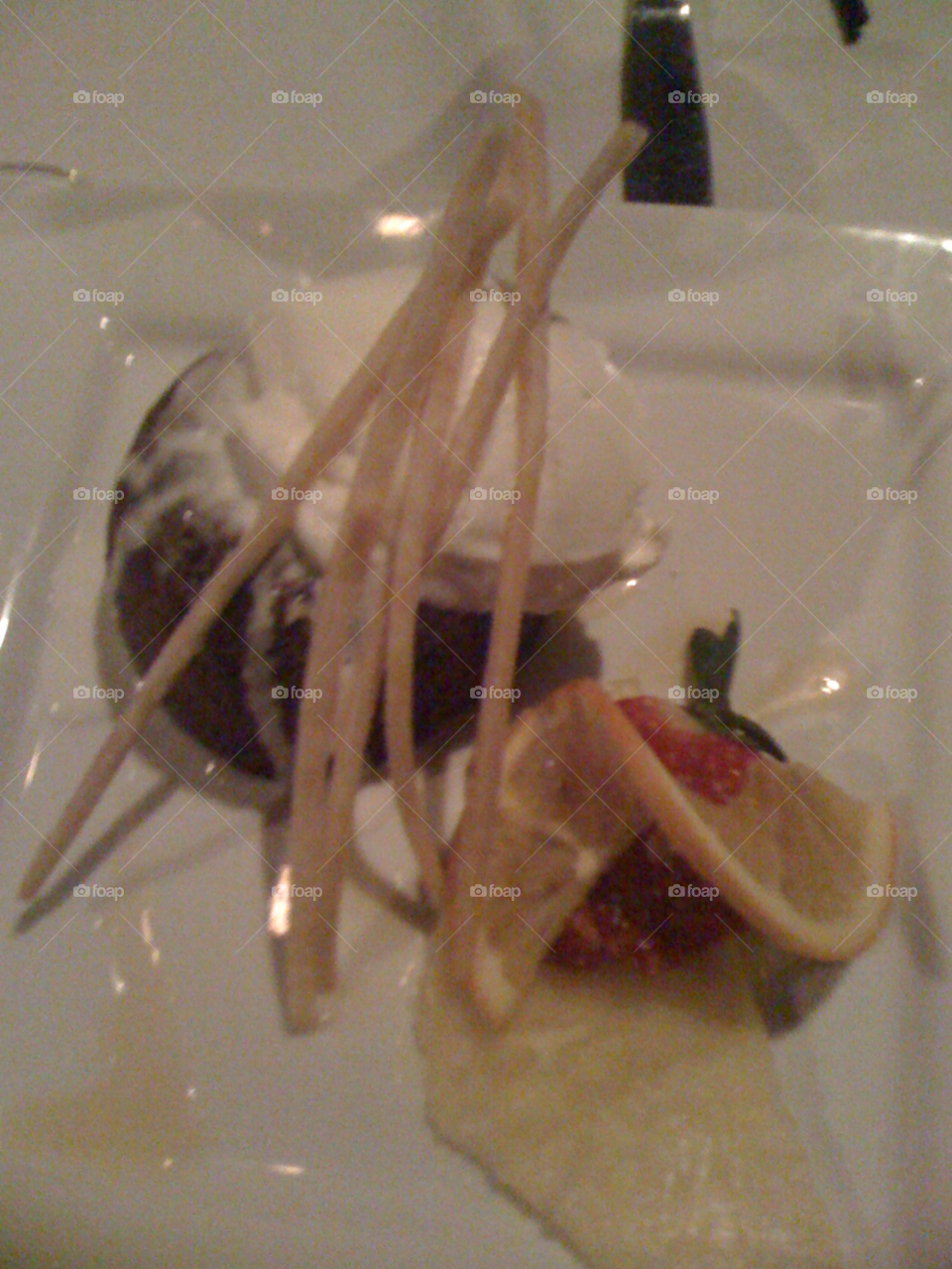 orange strawberry ice cream vanilla by michaella