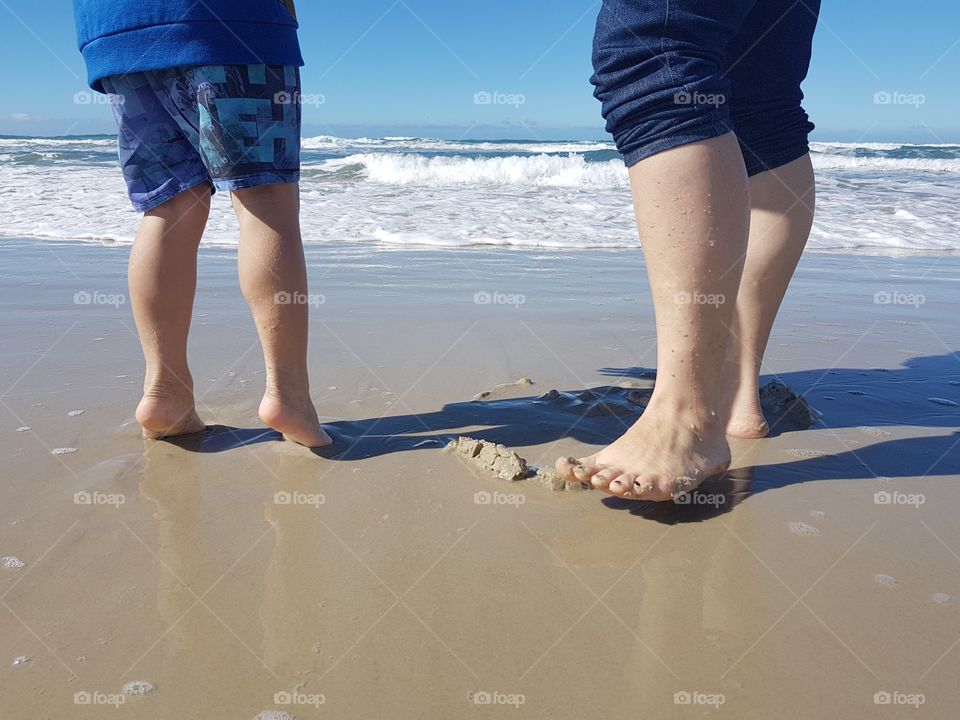 sand feets