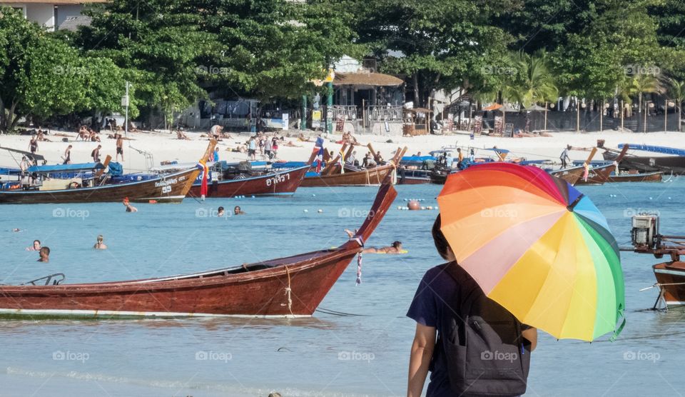 Colorful on the beach