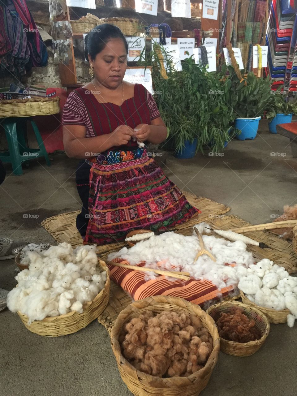 Weaver in San Pedro, Guatemala