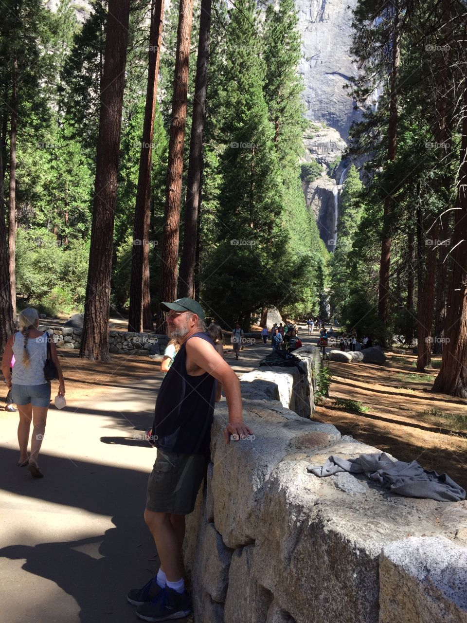 Enjoying Yosemite . Enjoying Yosemite  national Park
