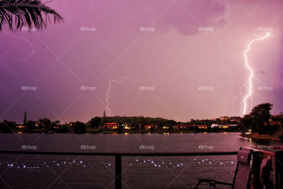 Lightning off the back deck